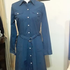 Chaps Button Down Dress